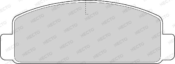 Necto FD6553A - Гальмівні колодки, дискові гальма autozip.com.ua