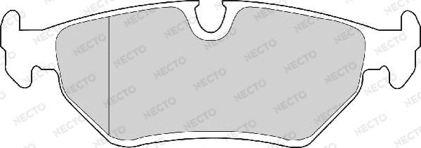 Necto FD6565A - Гальмівні колодки, дискові гальма autozip.com.ua