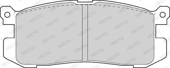 Necto FD6563A - Гальмівні колодки, дискові гальма autozip.com.ua