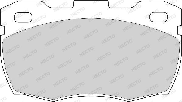 Necto FD6585A - Гальмівні колодки, дискові гальма autozip.com.ua