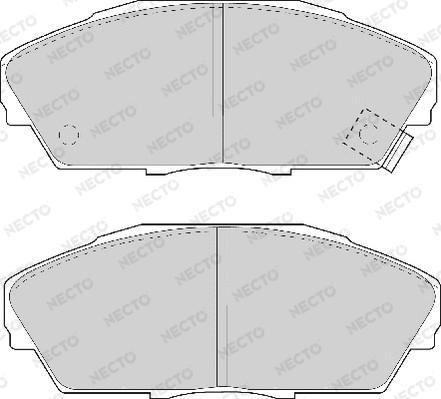 Necto FD6535A - Гальмівні колодки, дискові гальма autozip.com.ua