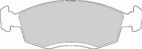 Necto FD6525N - Гальмівні колодки, дискові гальма autozip.com.ua