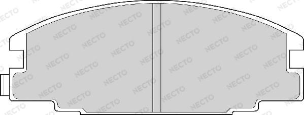 Necto FD6527A - Гальмівні колодки, дискові гальма autozip.com.ua