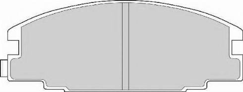 Necto FD6527N - Гальмівні колодки, дискові гальма autozip.com.ua