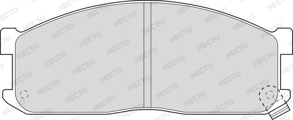 Necto FD6571V - Гальмівні колодки, дискові гальма autozip.com.ua