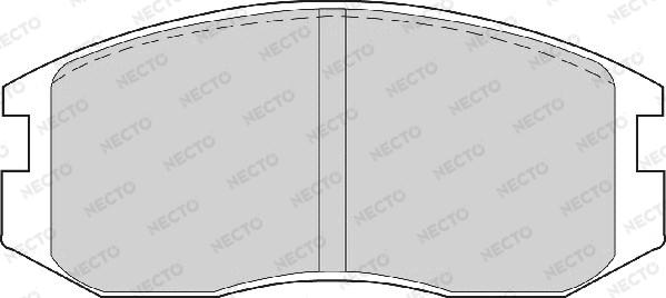 Necto FD6573A - Гальмівні колодки, дискові гальма autozip.com.ua
