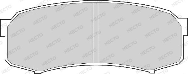Necto FD6698A - Гальмівні колодки, дискові гальма autozip.com.ua