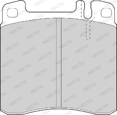 Necto FD6640A - Гальмівні колодки, дискові гальма autozip.com.ua