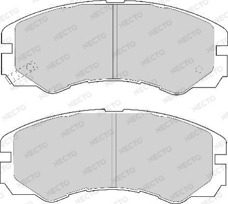 Necto FD6665A - Гальмівні колодки, дискові гальма autozip.com.ua