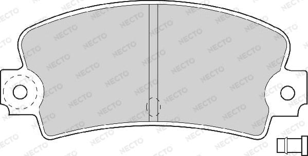 Necto FD614A - Гальмівні колодки, дискові гальма autozip.com.ua