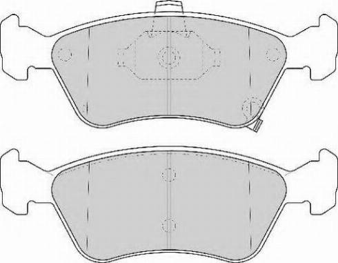 Necto FD6840N - Гальмівні колодки, дискові гальма autozip.com.ua