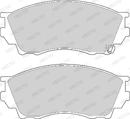 Necto FD6829A - Гальмівні колодки, дискові гальма autozip.com.ua