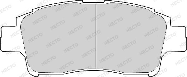 Necto FD6870A - Гальмівні колодки, дискові гальма autozip.com.ua