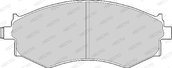 Necto FD6358A - Гальмівні колодки, дискові гальма autozip.com.ua