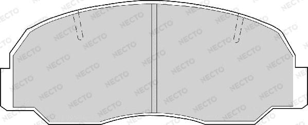 Necto FD6353A - Гальмівні колодки, дискові гальма autozip.com.ua