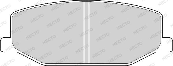 Necto FD6338A - Гальмівні колодки, дискові гальма autozip.com.ua