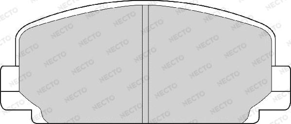 Necto FD6332A - Гальмівні колодки, дискові гальма autozip.com.ua