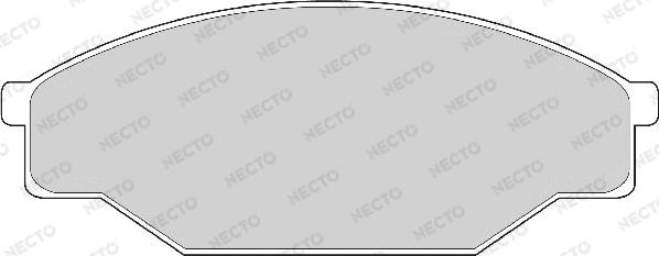 Necto FD6264A - Гальмівні колодки, дискові гальма autozip.com.ua
