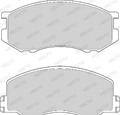Necto FD6265A - Гальмівні колодки, дискові гальма autozip.com.ua