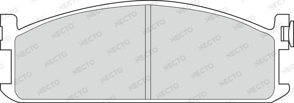 Necto FD6262V - Гальмівні колодки, дискові гальма autozip.com.ua