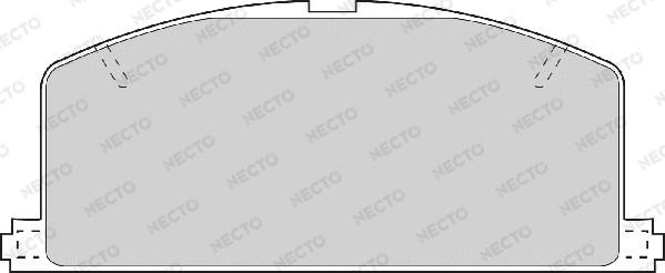 Necto FD6200A - Гальмівні колодки, дискові гальма autozip.com.ua