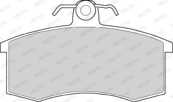 Necto FD6216A - Гальмівні колодки, дискові гальма autozip.com.ua