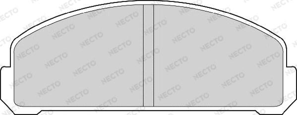 Necto FD6234A - Гальмівні колодки, дискові гальма autozip.com.ua