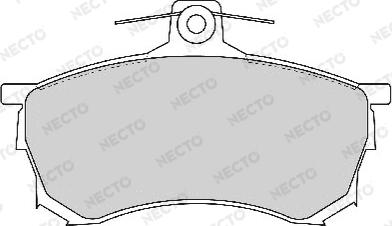 Necto FD6798A - Гальмівні колодки, дискові гальма autozip.com.ua
