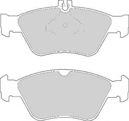 Mercedes-Benz (BBDC) 0054204720 - Гальмівні колодки, дискові гальма autozip.com.ua