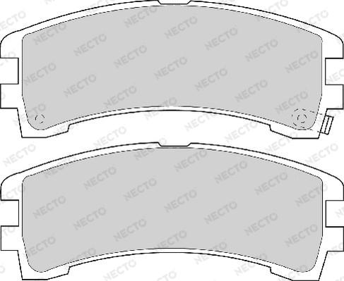 Necto FD6748A - Гальмівні колодки, дискові гальма autozip.com.ua