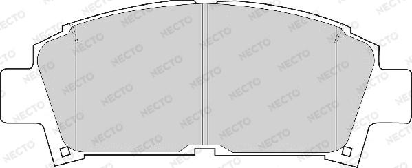Necto FD6742A - Гальмівні колодки, дискові гальма autozip.com.ua