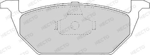 Necto FD6754A - Гальмівні колодки, дискові гальма autozip.com.ua
