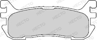 Necto FD6750A - Гальмівні колодки, дискові гальма autozip.com.ua