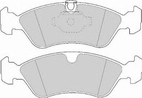 Necto FD6709N - Гальмівні колодки, дискові гальма autozip.com.ua