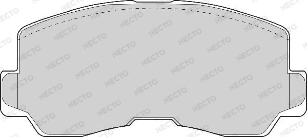 Necto FD6704A - Гальмівні колодки, дискові гальма autozip.com.ua