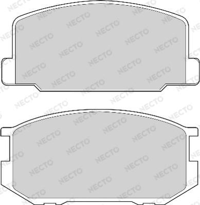 Necto FD6703A - Гальмівні колодки, дискові гальма autozip.com.ua