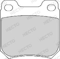 Necto FD6715A - Гальмівні колодки, дискові гальма autozip.com.ua