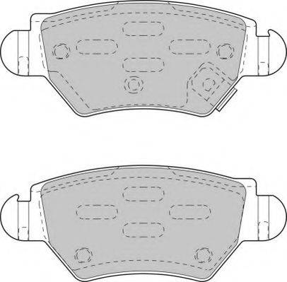 Necto FD6789N - Гальмівні колодки, дискові гальма autozip.com.ua