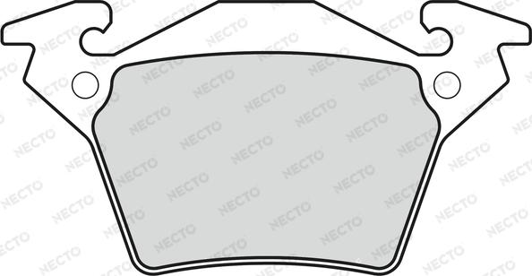 Necto FD6783V - Гальмівні колодки, дискові гальма autozip.com.ua