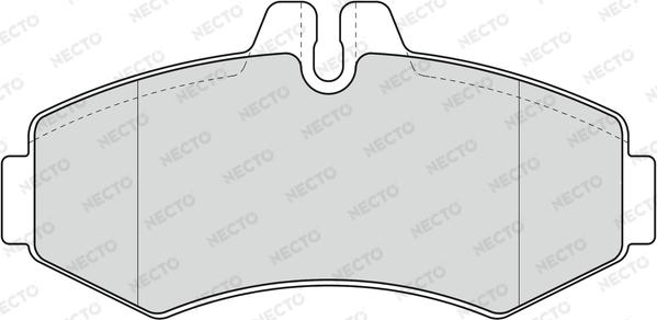 Necto FD6782V - Гальмівні колодки, дискові гальма autozip.com.ua