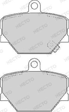 Necto FD6774A - Гальмівні колодки, дискові гальма autozip.com.ua