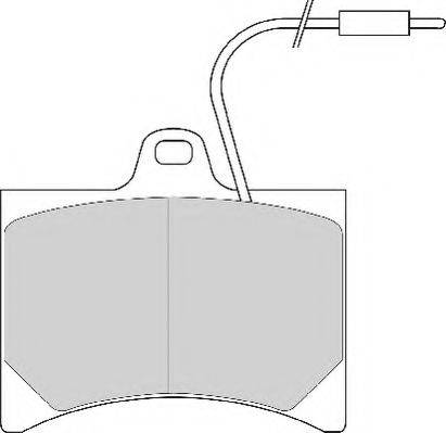 Necto FD160E - Гальмівні колодки, дискові гальма autozip.com.ua