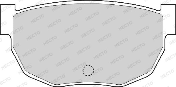 Necto FD898A - Гальмівні колодки, дискові гальма autozip.com.ua