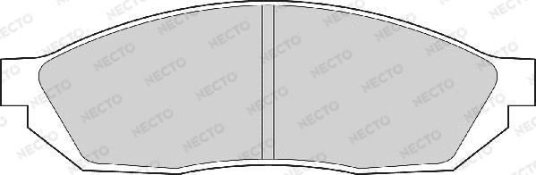 Necto FD854A - Гальмівні колодки, дискові гальма autozip.com.ua