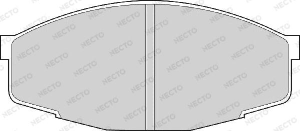 Necto FD853A - Гальмівні колодки, дискові гальма autozip.com.ua