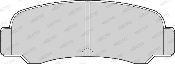 Necto FD862A - Гальмівні колодки, дискові гальма autozip.com.ua