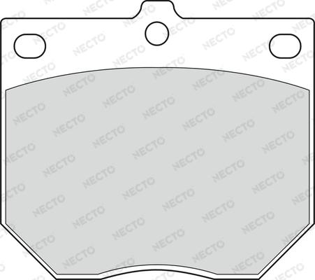 Necto FD805A - Гальмівні колодки, дискові гальма autozip.com.ua