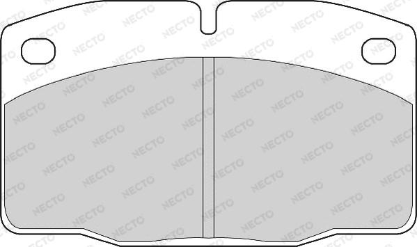 Necto FD817A - Гальмівні колодки, дискові гальма autozip.com.ua