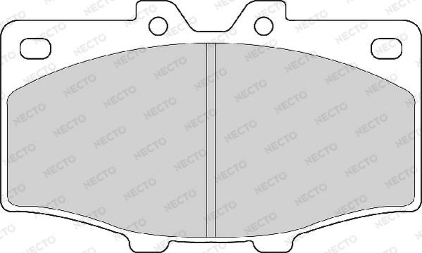 Necto FD882A - Гальмівні колодки, дискові гальма autozip.com.ua