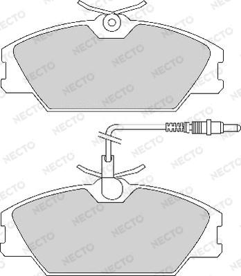 Necto FD2112A - Гальмівні колодки, дискові гальма autozip.com.ua